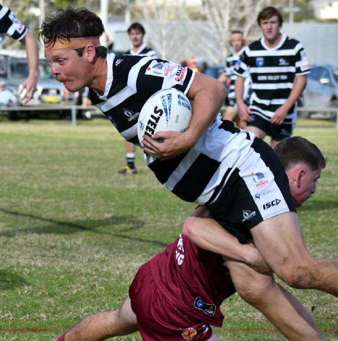 Lock forward Riley Collins has been a consistent performer for the Magpies this season.