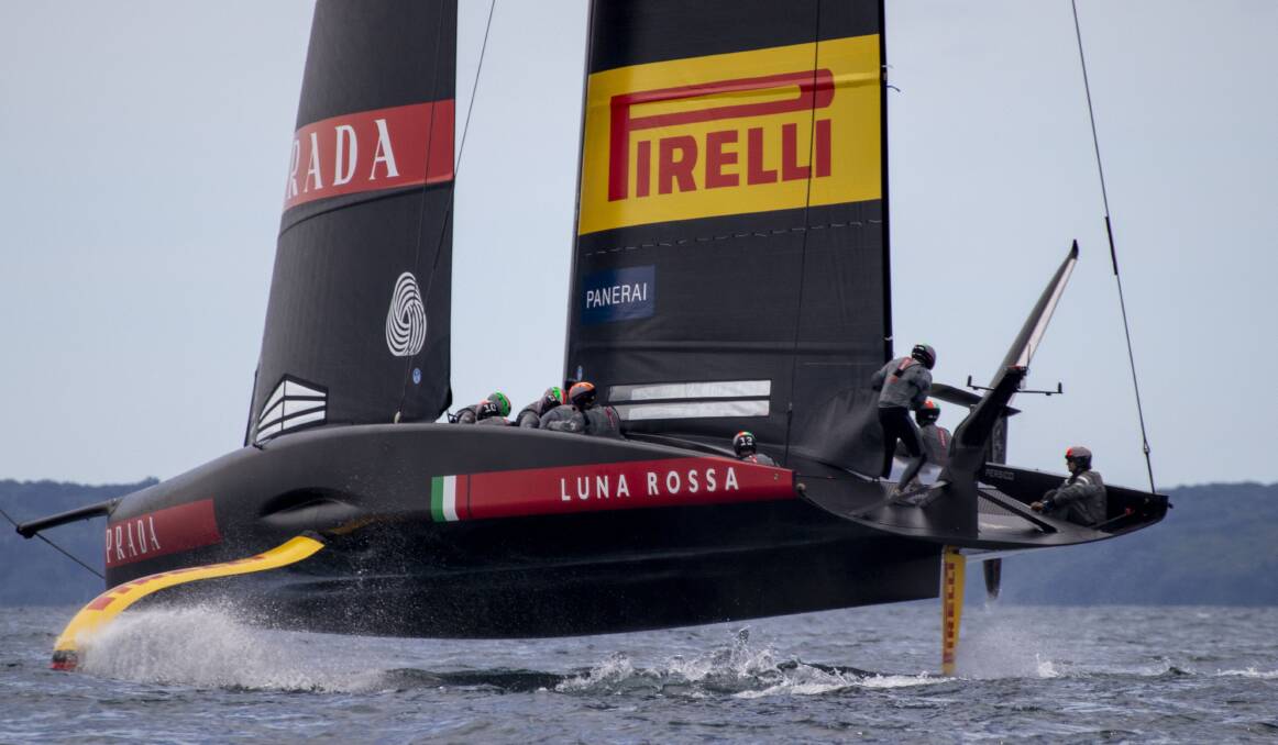 WOOLMARK LOGO: Senators have questioned whether the wool industry's $4.6m sponsorship of an Italian entry in the recent America's Cup yachting regatta was value for money.