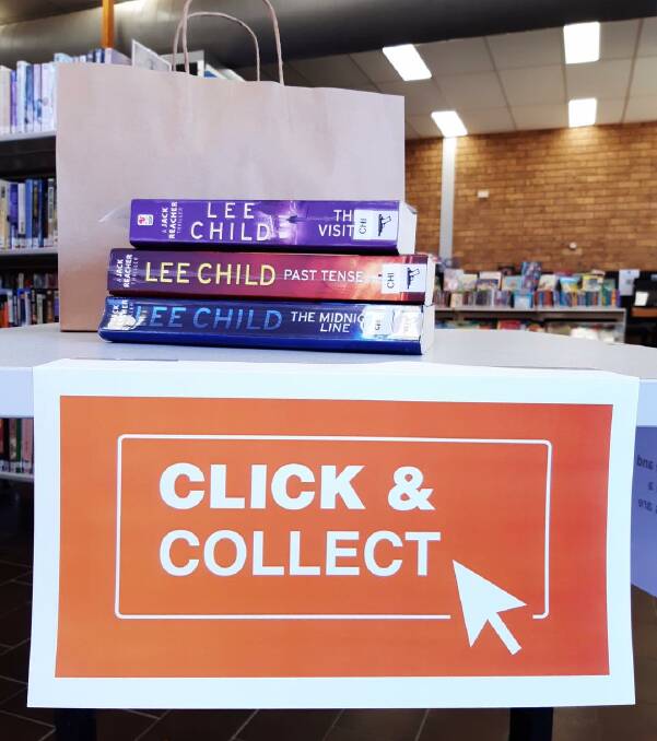 Library service is open via click and collect