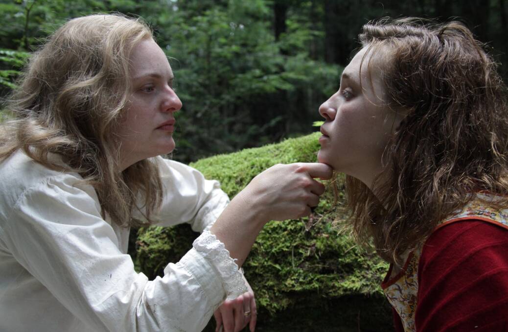 Elisabeth Moss and Odessa Young in Shirley. Picture: Supplied