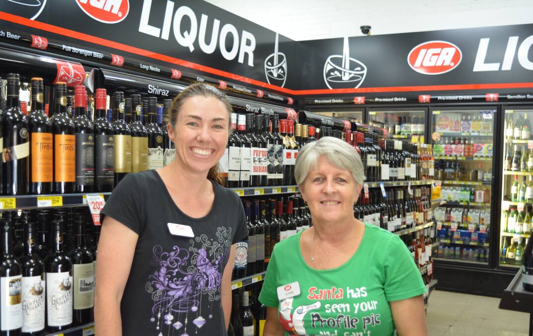 Tina Chown and Leanne Baker from Lovey’s Grocers IGA are looking forward to the festival of flavours. 
