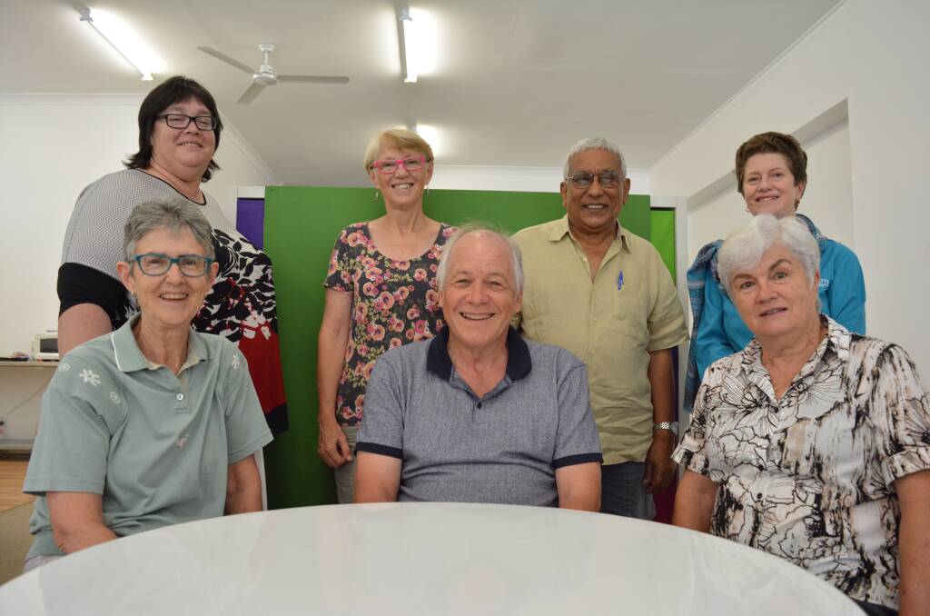 Buckett's Way Neighbourbood Group CEO, Anna Burley with Energise Gloucester committee members Di Montague, Jim De Silva, Stefanie Pillora, Pat Burrows, David Marston and Kerry Marston at meeting earlier this year. 