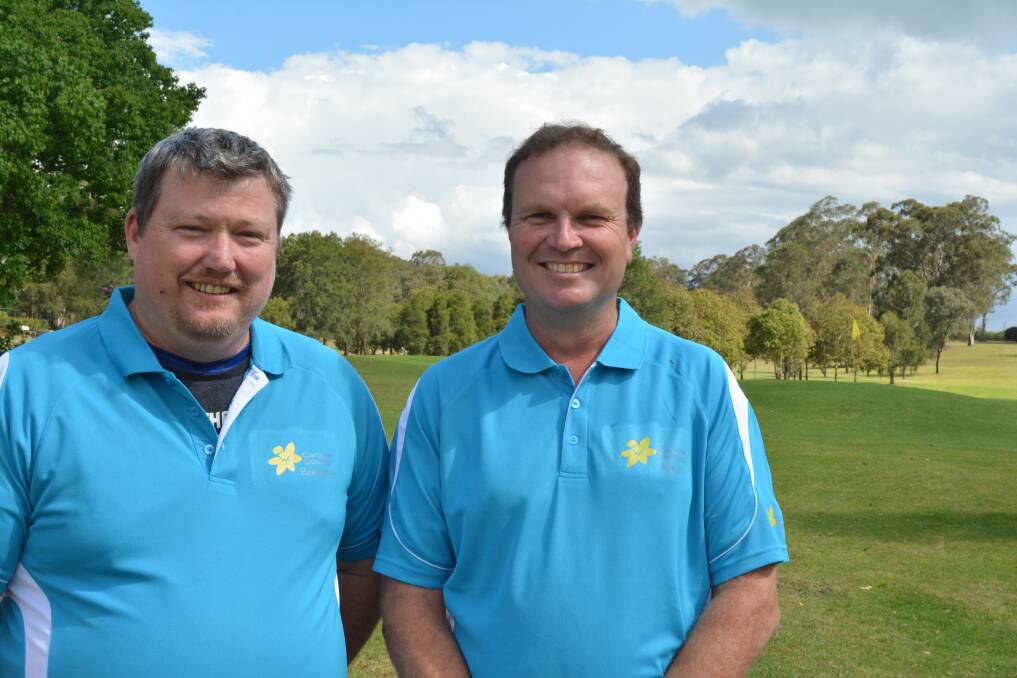 Brendon Murray and Paul Blanch are getting ready for the longest game of golf they've ever played. Photo Anne Keen