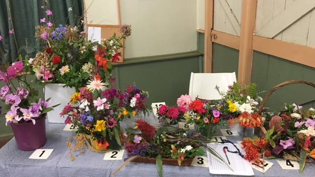Gloucester Garden Club flower competition. Photo supplied