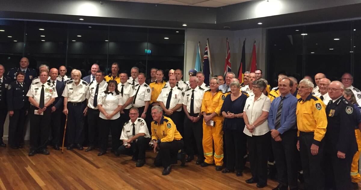 Mid Coast District Rural Fire Service volunteers. Photo supplied 