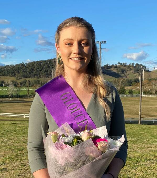 Taylah Eyre-Hughes is excited for the opportunity to be the new Gloucester Showgirl. Photo supplied