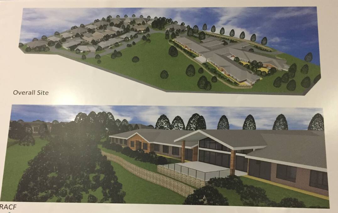 Images of the proposed project were on display during the meeting for the community to have a look at. 
