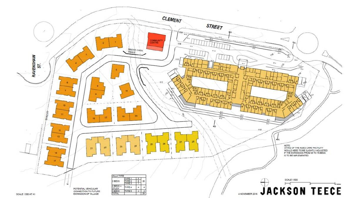 Anglican Care's plan for the nursing home and retirement village from 2016