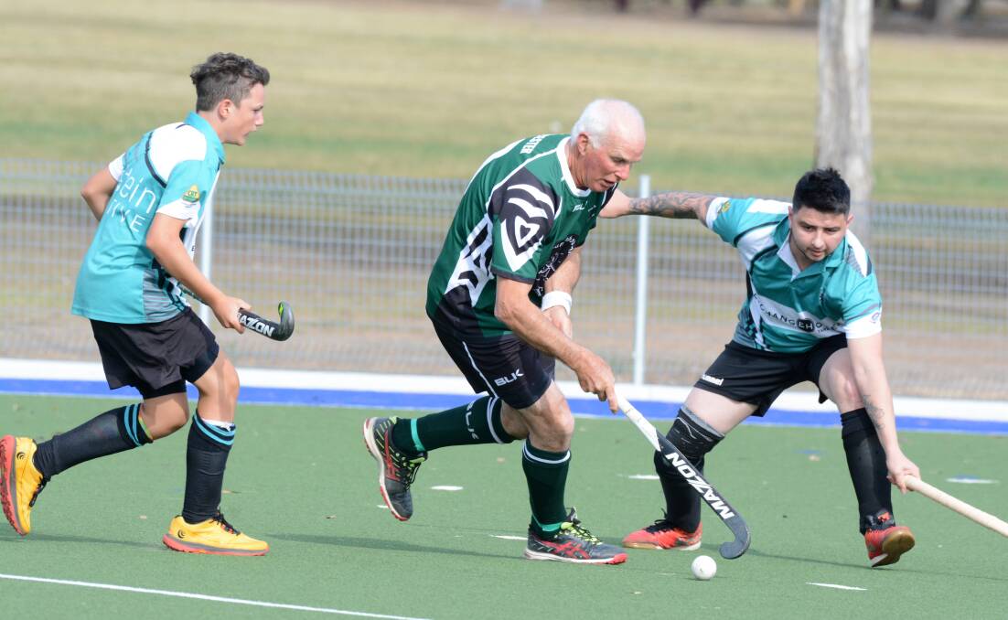 Gloucester Panther's player Bruce Snape in action against in permiship match against the Sharks during last year's Manning hockey season. 