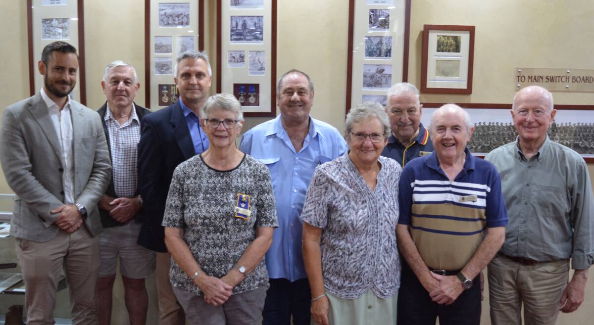 Members for the Gloucester RSL Sub-branch and women's Auxiliary met with NSW RSL CEO, Jon Black. Photo Anne Keen 