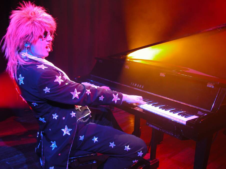 Entertainer Danny Elliott is bringing his Elton John tribute show to Gloucester. Photo supplied
