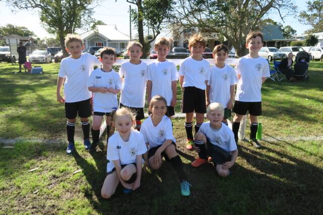 One of the Gloucester Soccer Club team to play at the Tom Redman gala day at Tea Gardens. Photo supplied
