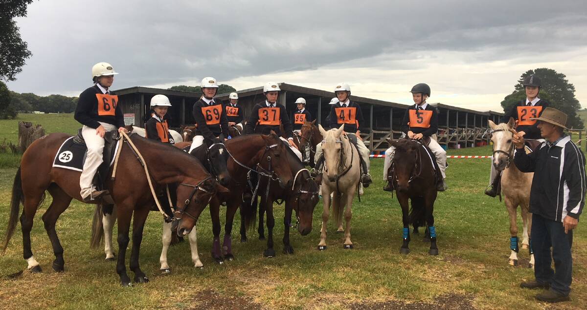 Zone 25 team at the 2018 NSW Pony Club Championships in Dorrigo. Photo supplied