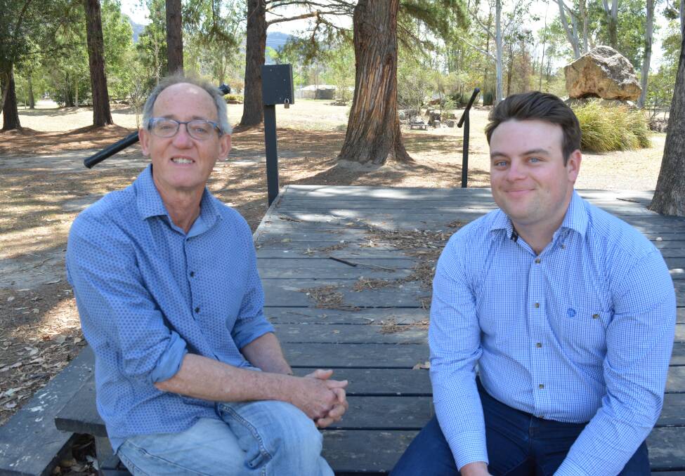 Dr Garry Lyford and Josh Gilbert will be among the presenters taking part in the conversation about climate change. Photo Anne Keen