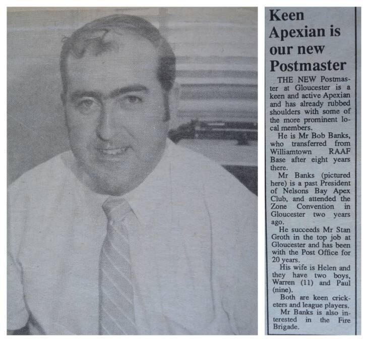 Bob Banks first made the pages of The Gloucester Advocate on Wednesday February 10, 1988.