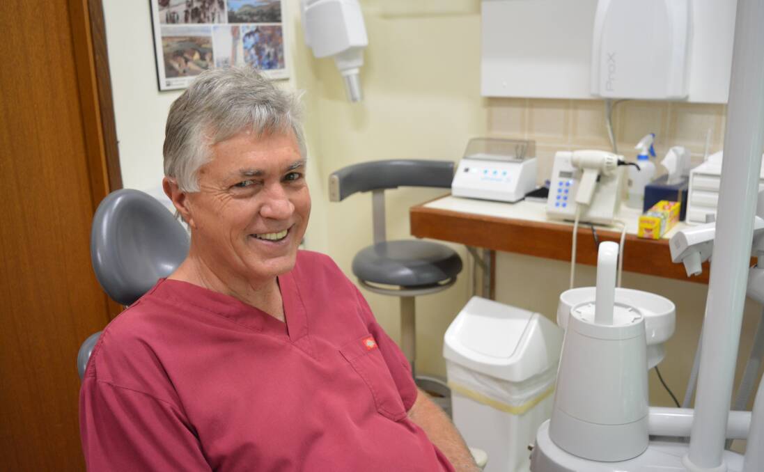 After just over 40 years, Paul Hedditch is transitioning from dentist to patient. Photo Anne Keen