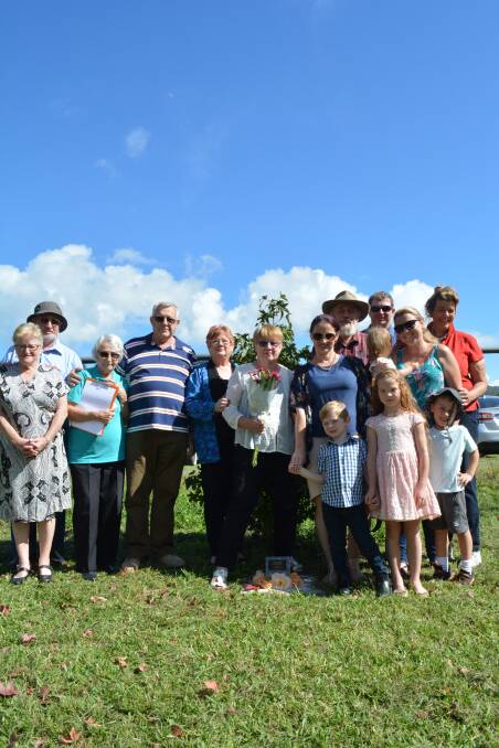 Thora Adele Watson (nee Bebbington): Thora's family joined in the celebration at Centenarians Row at Gloucester District Park. Picture: Anne Keen