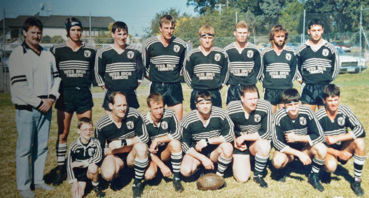 Back in the day: Gloucester Magpies team from 1989. Do you recognise any of the players? Photo supplied
