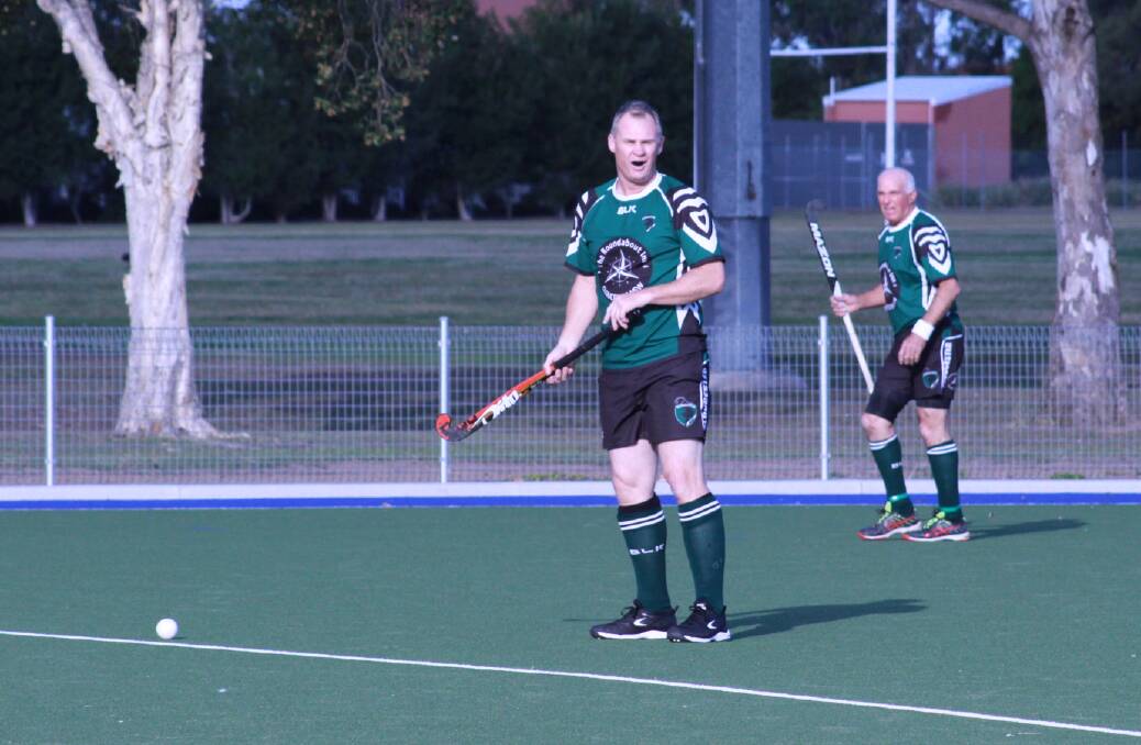 Paul Rosenbaum and Bruce Snape are two of the more experienced players on the Gloucester Hockey Club's men's team this year.