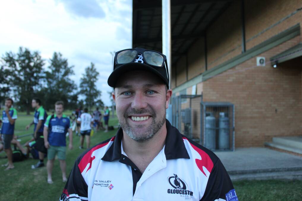 Gloucester Magpies captain/coach, Andrew Middlebrook. 
