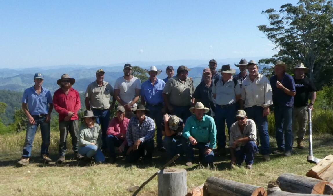 Landholders from around the region take advantage of the wild dog trapping in Belbora. Photo supplied