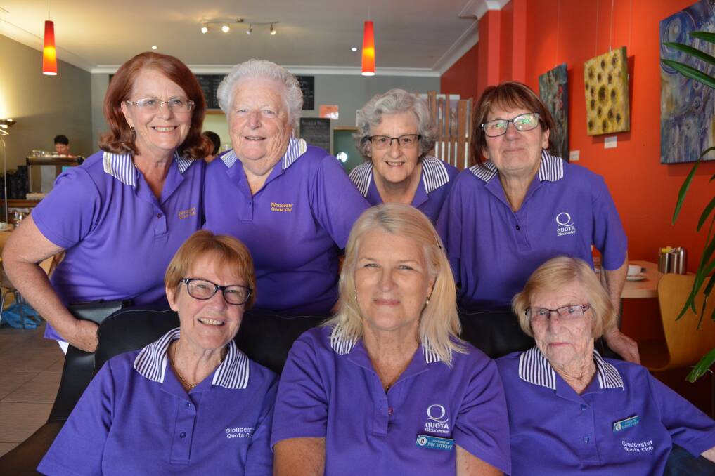The ladies in purple from Quota International Gloucester are getting ready to start boiling their famous Christmas puddings. 
