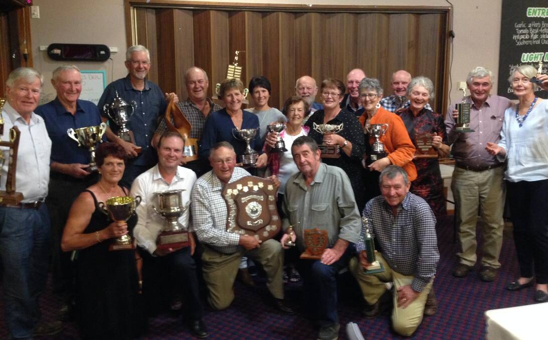 Awardees at the Gloucester Golf Club presentation night. Photo supplied