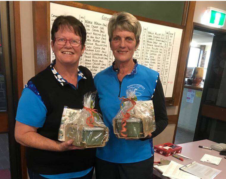 Ladies Golf Club's Pam Paff and Ev Blanch, winners of the recent Open Day. Photo submitted online.