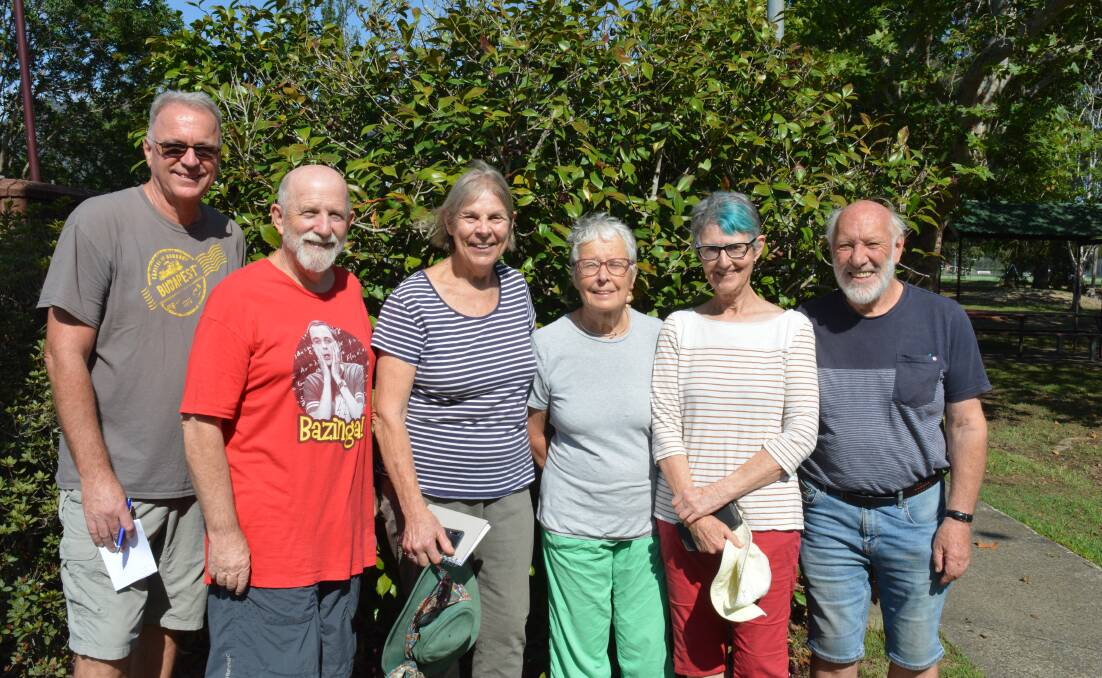 Part of the group of Gloucester residents looking to build a community garden in Gloucester. Photo Anne Keen