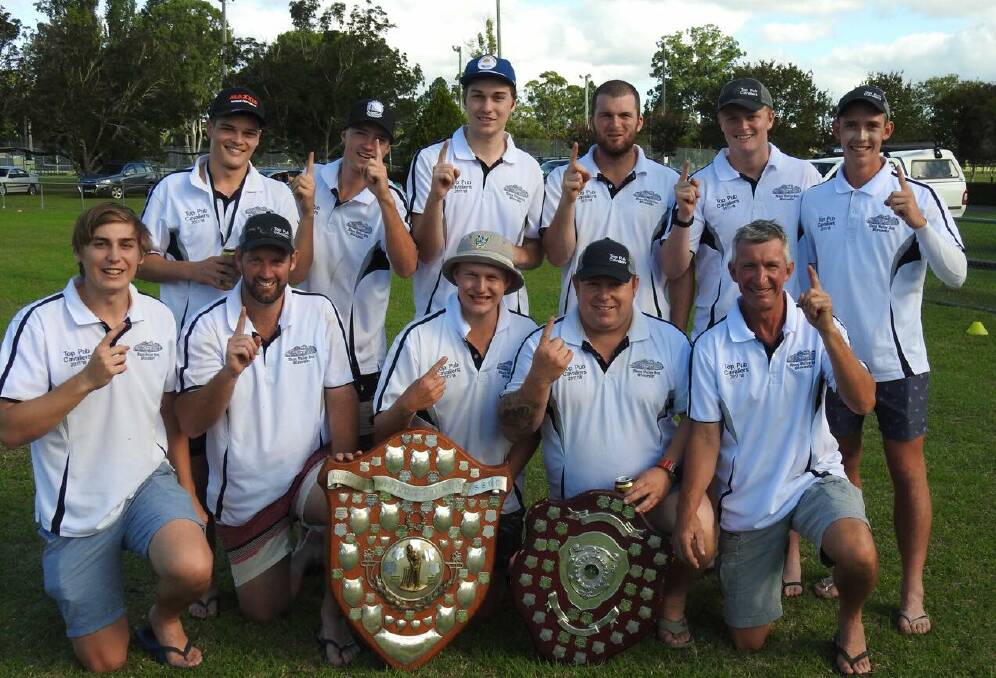 Gloucester District Cricket Association celebrate another great season. GDCA would like to thank Ken 'Swampy' Garland for his endless time and effort in preparing our two wickets every week. Photo supplied