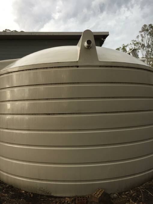 A household rainwater tank