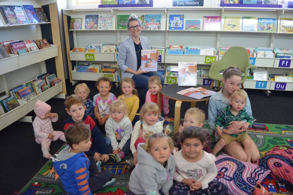 Veronica Jane Frost was the special guest at Gloucester library's storytime recently. Photo Anne Keen