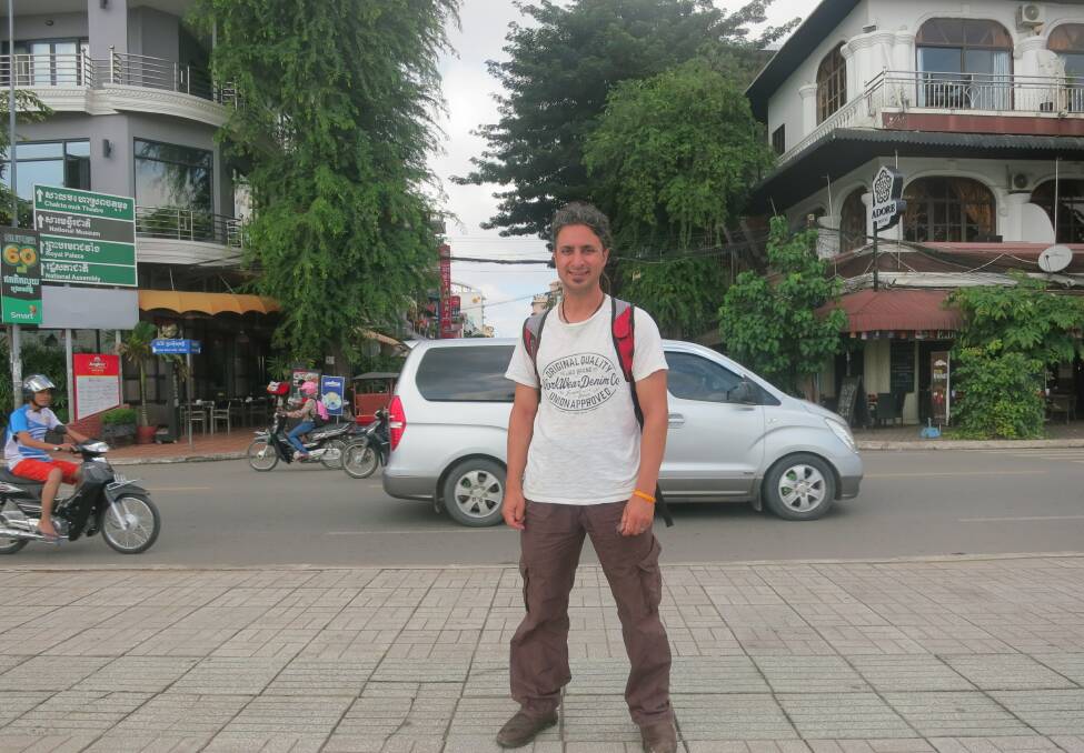 Ty Soupidis during his first trip to Cambodia in 2015. Photo Xavier Soupidis 