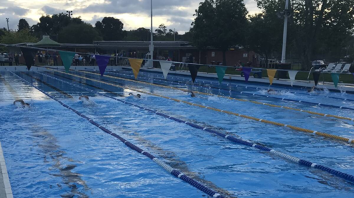 Gloucester Thunderbolts Swimming Club members got back into the pool to mark the start of the new season. Photo supplied.