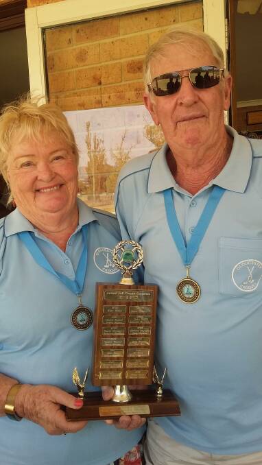 President's Cup handicapped doubles - Ashleigh Hickman and Alec Bruce. Photo supplied