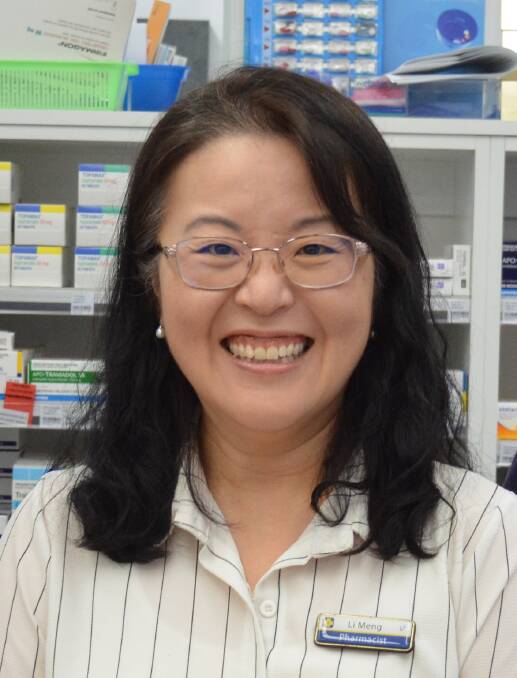 Li Meng Wong is the only one at Gloucester Max Value Pharmacy able to provide the AstraZeneca vaccine. Photo Anne Keen - take before the COVID mask rule 
