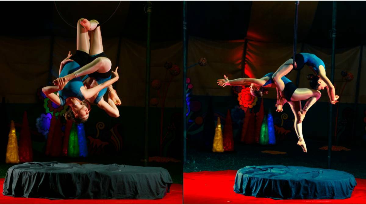 The circus is coming to Gloucester. Circus Avalon performers in action. Photo supplied by Circus Avalon