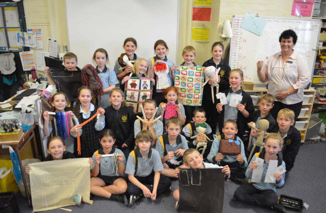 Berrill Ley and 3/4L have been working hard making all the bits and pieces for the Project KIN dolls over the past couple of months. Photo Anne Keen