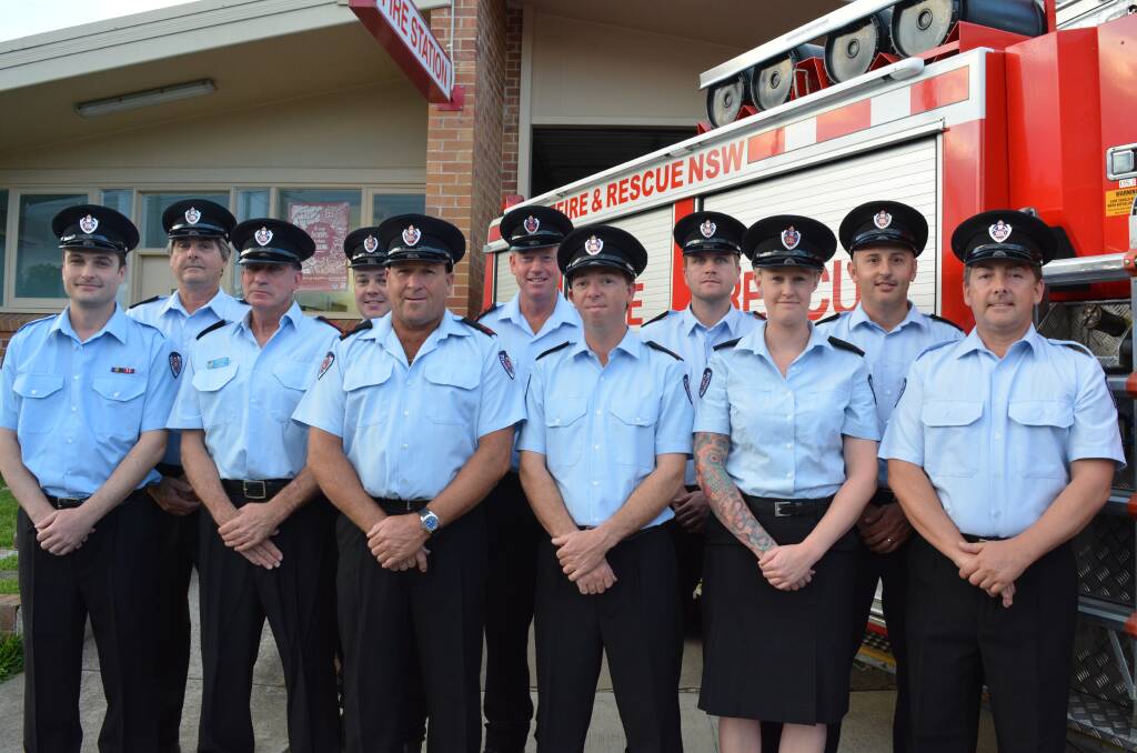 Members of the Gloucester Fire and Rescue crew from 2018. Photo Anne Keen 
