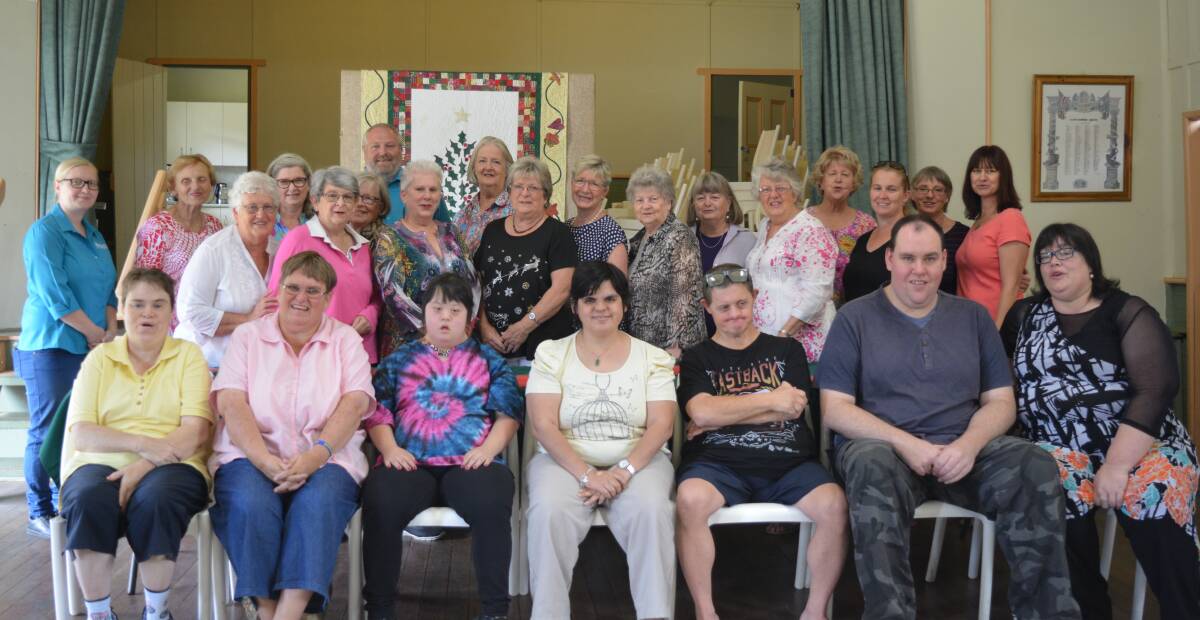 Thank you: Members of Gloucester Patchwork Group and Bucketts Way Neighbourhood Group got together to celebrate the donation.