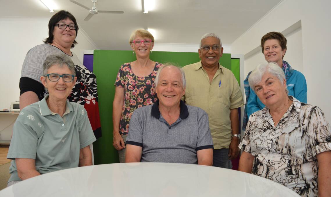 BWNG CEO, Anna Burley with Energise Gloucester committee members Di Montague, Jim De Silva, Stefanie Pillora, Pat Burrows, David Marston and Kerry Marston.