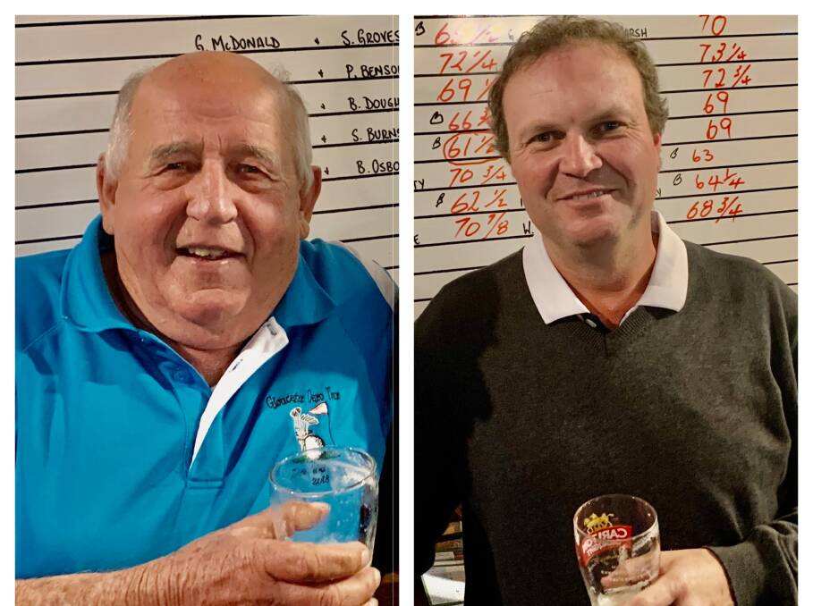 The Two Man Ambrose winners from July 25 were Paul Benson and Paul Blanch. Photos supplied