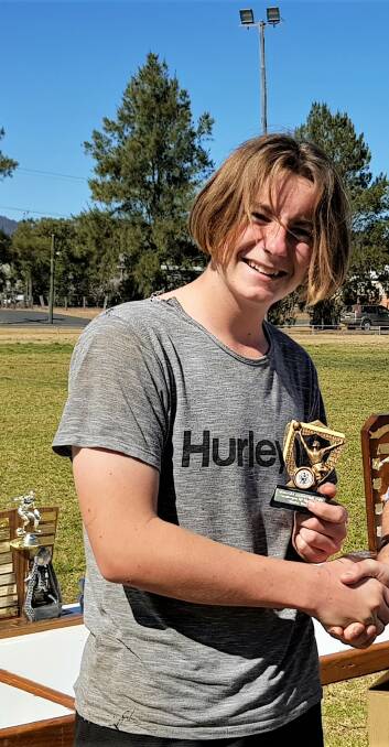 Charles Tonks was named Gloucester Soccer Club's Goal Keeper of the Year in 2019. Photo supplied