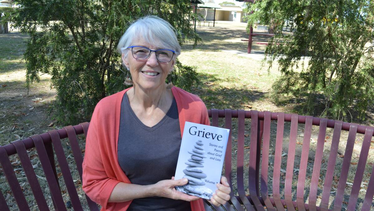 Thrilled: Di Montague is over the moon to have won an award in the Hunter Writers Centre Grieve writing competition. Photo: Anne Keen
