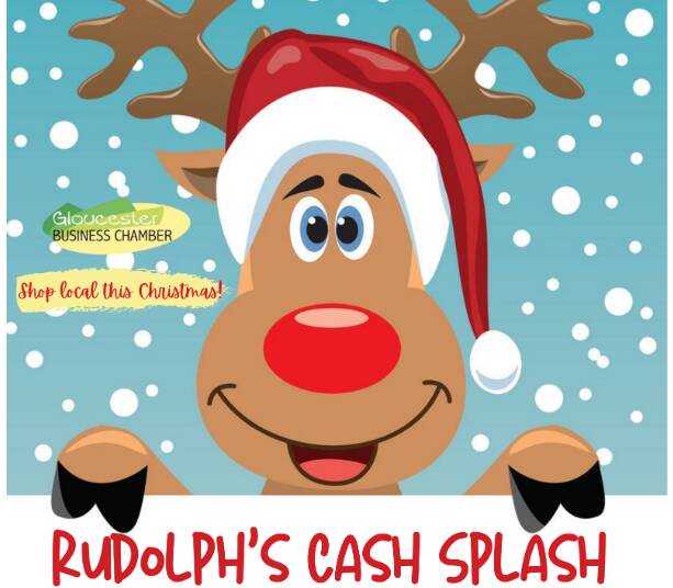 Shop in Gloucester this Christmas and help make Rudolph smile!