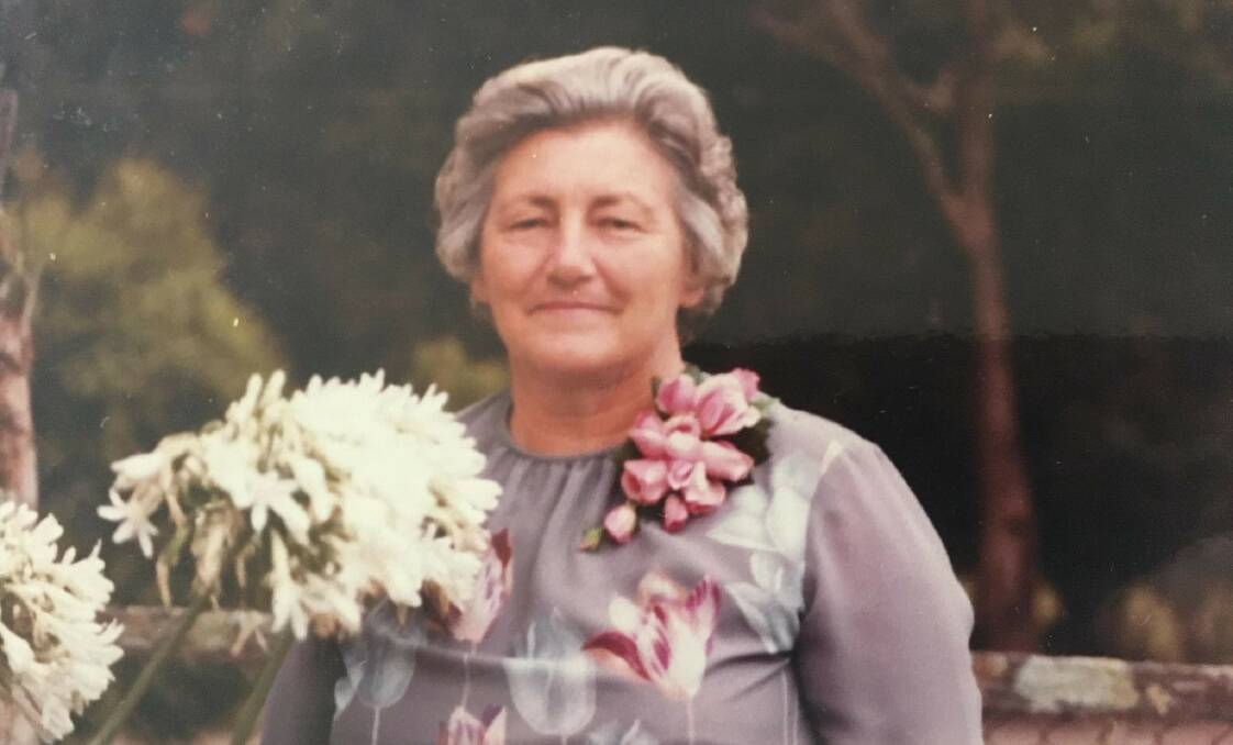 Photo of Beryl Joan Howard (nee Green) taken at Gloucester in around 1986. Supplied by her family
