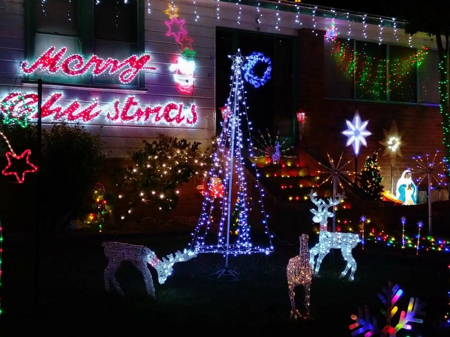 Christmas light display in Gloucester. Photo Brian Beesley