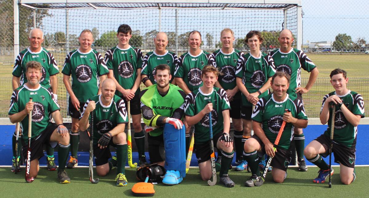 Gloucester Hockey Club's men's division three team take out back to back premierships in the Manning competition. Photo Anne Keen 