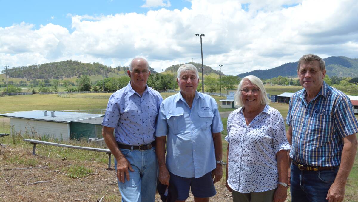 Plan for the future: Bruce Snape, Alan Luscombe, Anne Moorcroft and Bob Tebbett are part of the Showground Improvement Team. Photo: Anne Keen