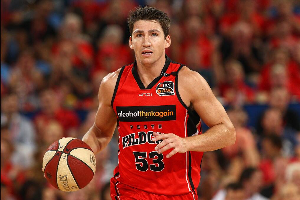 Damian Martin in action on the court. Photo Perth Wildcats